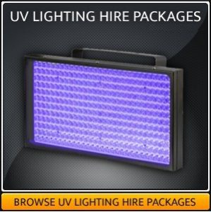 UV LIGHTING Hire Package in Surrey