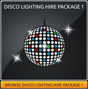 Cheap Disco Party Lighting Hire package