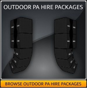 Outdoor PA Hire Equipment Rental
