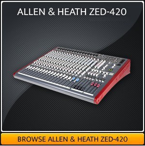 Allen & Heath ZED420 Mixing Desk Hire