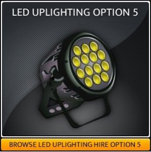 LED Uplighting Hire Package