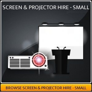 AV projector & screen hire package in Surrey